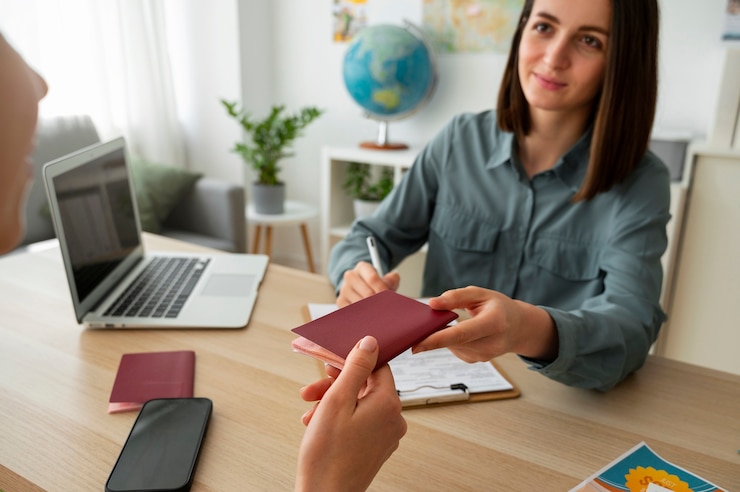 Student preparing for immigration interview
